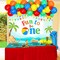 Beach Ball Themed 1st Birthday Party Decorations (Blue) 12 inches, 5 inches